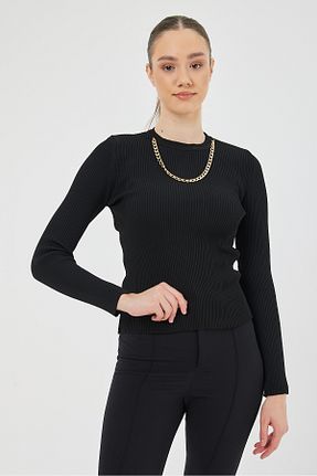 پلیور مشکی زنانه ساده POODLE - کد 869953430