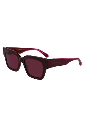 عینک آفتابی زرشکی زنانه 52 Calvin Klein - کد 871139762