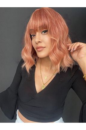کلاه گیس بنفش زنانه Suzan Peruk - کد 869964807