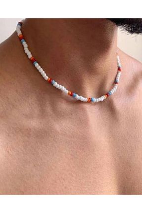 گردنبند جواهر رنگی مردانه منجق Duayen Design - کد 869973612