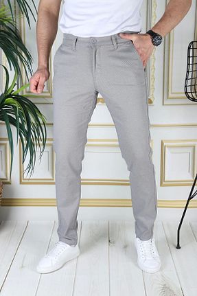 شلوار طوسی مردانه پنبه - پلی استر - الاستین PHANTOM JEANS - کد 818729969