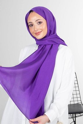 شال بنفش زنانه پنبه پلی استر haremscarfs - کد 869990680