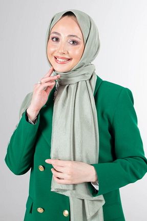 شال سبز زنانه پنبه پلی استر haremscarfs - کد 869987534