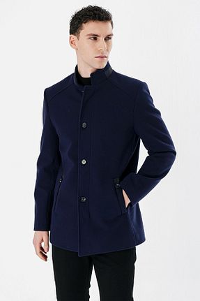 کاپشن سرمه ای مردانه اسلیم فیت İmza - کد 805363803