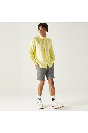شلوارک و برمودا طوسی مردانه رگولار Lacoste - کد 143102649