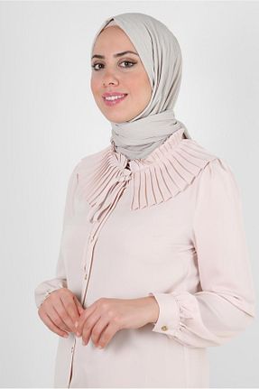 شال بژ زنانه پلی استر Alvina - کد 870008517