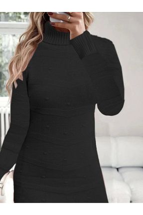 لباس مشکی زنانه بافتنی Genel Markalar - کد 876299656