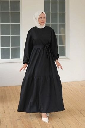 لباس مشکی زنانه بافتنی Butik - کد 870011177