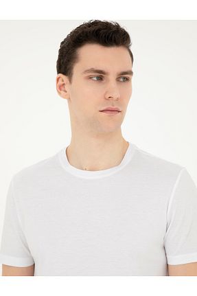 تیشرت سفید مردانه اسلیم فیت Pierre Cardin - کد 829195082