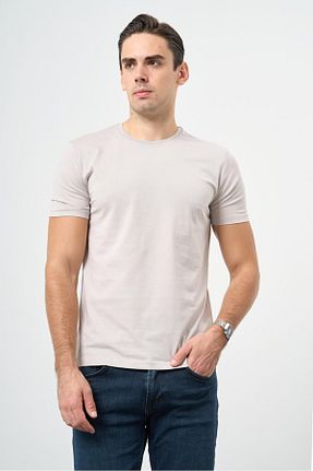 تیشرت طوسی مردانه اسلیم فیت İmza - کد 870022421