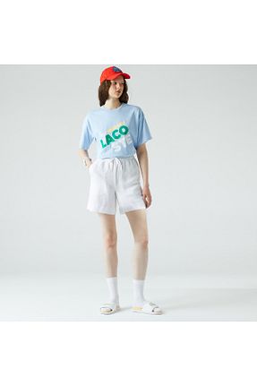 شلوارک و برمودا سفید زنانه Relaxed Lacoste - کد 316412041