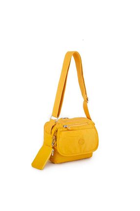 کیف پستچی زرد زنانه چرم مصنوعی Nas Bag - کد 870026959