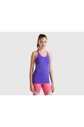 رکابی اسپرت بنفش زنانه پارچه United Colors of Benetton - کد 870025726