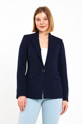 کت سرمه ای زنانه رگولار Blue Black - کد 739034575