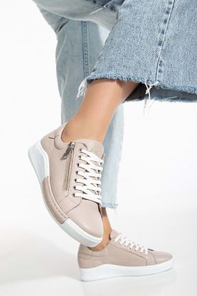 کفش اسنیکر زنانه چرم اصل ANALİN SHOES - کد 832113764