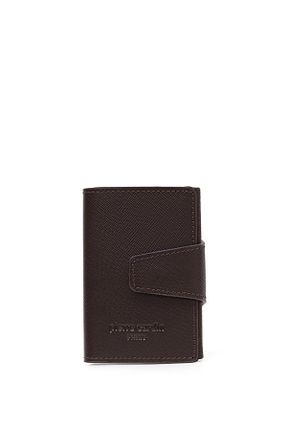 کیف پول قهوه ای مردانه Pierre Cardin - کد 834197650