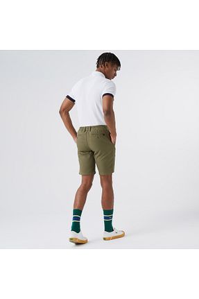 شلوارک و برمودا سبز مردانه اسلیم فیت Lacoste - کد 336058990