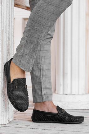 کفش لوفر مشکی مردانه چرم مصنوعی Zegeshoes - کد 79295775