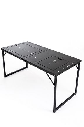 میز کمپ مشکی فلزی TEMOUTDOOR - کد 870634811
