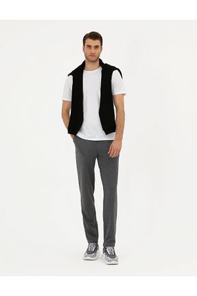 شلوار کرمگن طوسی مردانه اسلیم فیت Pierre Cardin - کد 833081556