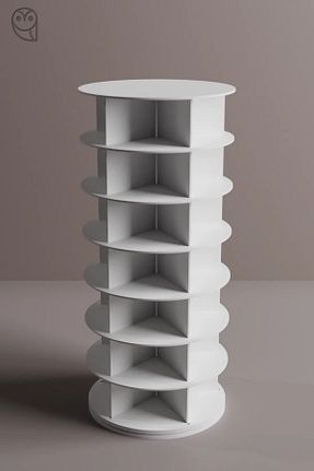 جا کفشی سفید چوب Mionte Flat-Pack - کد 767540443