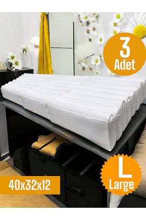 نظم دهنده کمد سفید پارچه Balkan Room - کد 870054111