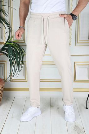 شلوار بژ مردانه پنبه - پلی استر - الاستین PHANTOM JEANS - کد 830615705