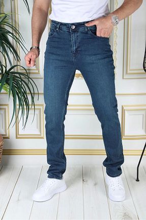 شلوار آبی مردانه پنبه - الاستین PHANTOM JEANS - کد 831257497