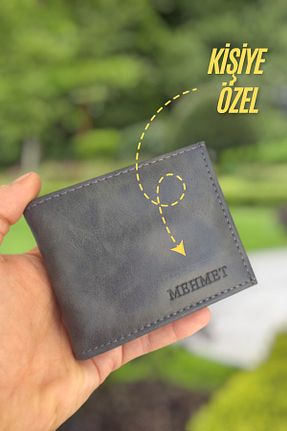 کیف پول طوسی مردانه ابعاد بزرگ YNS LEATHER - کد 870076530