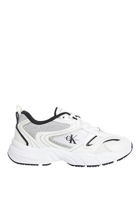 کفش اسنیکر سفید زنانه بند دار Calvin Klein - کد 870073600