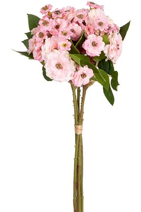 گل خشک و مصنوعی صورتی Herdekora - کد 870090863