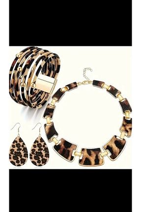 ست جواهر قهوه ای زنانه 3 تایی ISTBIRD ACCESSORIES - کد 870090013