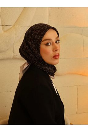 روسری سرمه ای پنبه ای MODA - کد 872590143