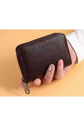 جا کارتی قهوه ای زنانه ابعاد کوچک Kemer Dünyası - کد 870091510