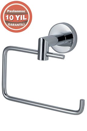 پایه دستمال توالت بژ برنجی ÇELİK BANYO - کد 757419795