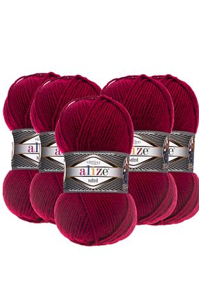 نخ بافندگی زرشکی Alize - کد 870739125