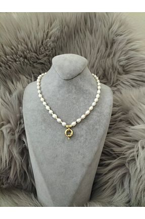 گردنبند مروارید بژ مروارید اقیانوس Arjew - کد 870096802