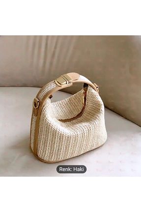 کیف دستی بژ زنانه سایز متوسط ÇANTA - کد 870097390