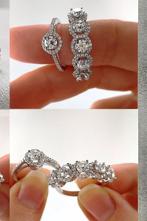 انگشتر برلیان سفید 14 عیار zirconia diamond zd - کد 870119456