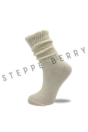 جوراب رنگی زنانه پنبه ای STEPPE BERRY - کد 168240412