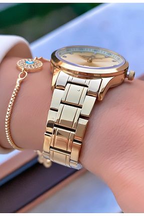 ساعت مچی زرد زنانه 36-40 میلی متر Daniel Klein - کد 276837963