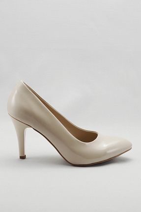 کفش مجلسی بژ زنانه چرم مصنوعی KAYRA VARDAR SHOES - کد 870178625
