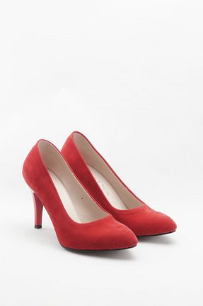کفش مجلسی قرمز زنانه چرم مصنوعی KAYRA VARDAR SHOES - کد 870178852