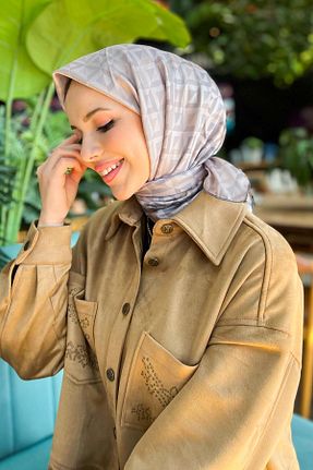 روسری رنگی پلی استر Armine - کد 869187354