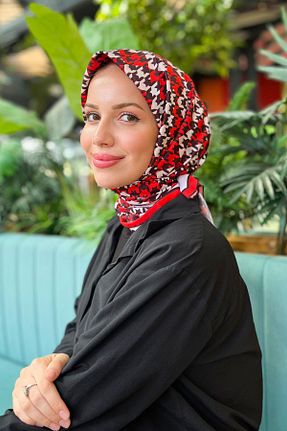 روسری رنگی پلی استر Armine - کد 869187557