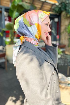 روسری رنگی پلی استر Armine - کد 869189537