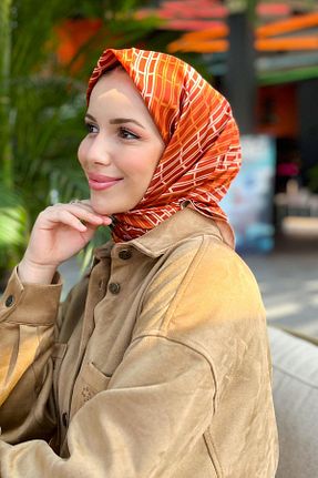 روسری رنگی پلی استر Armine - کد 869188447