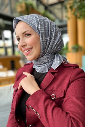 روسری رنگی پلی استر Armine - کد 869187246