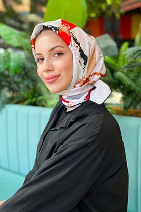 روسری رنگی پلی استر Armine - کد 869187761