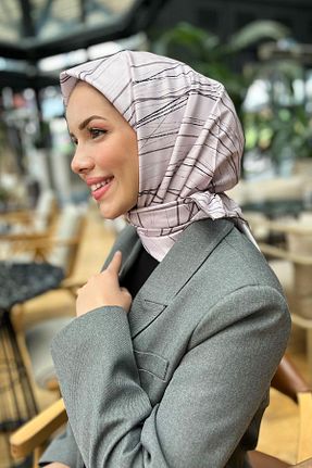 روسری رنگی پلی استر Armine - کد 869186587